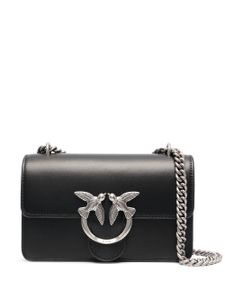 PINKO mini sac Love en cuir - Noir