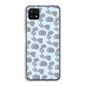 Poezen: Samsung Galaxy A22 5G Transparant Hoesje
