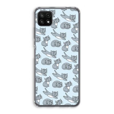 Poezen: Samsung Galaxy A22 5G Transparant Hoesje