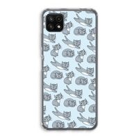 Poezen: Samsung Galaxy A22 5G Transparant Hoesje