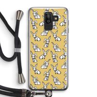 Haas: Samsung Galaxy J8 (2018) Transparant Hoesje met koord
