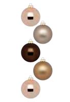 Inge‘s Christmas Decor 15101P436 kerstornament Kerstbal Glas Meerkleurig 36 stuk(s)
