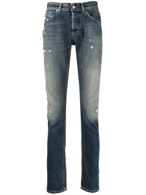 DONDUP jean slim à effet délavé - Bleu
