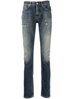 DONDUP jean slim à effet délavé - Bleu