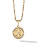 David Yurman pendentif Maritime Compass en or 18ct pavé de diamants (29,5 mm)