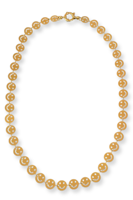 Bonnie Studios Smiley ketting goud