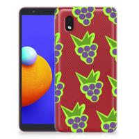 Samsung Galaxy A01 Core | Siliconen Case | Druiven