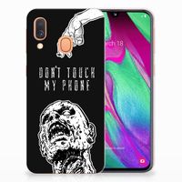 Silicone-hoesje Samsung Galaxy A40 Zombie