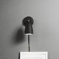 Wandlamp zwart &apos;Nexus 10&apos; modern gu10 verstelbaar leeslamp DFTP 22 cm