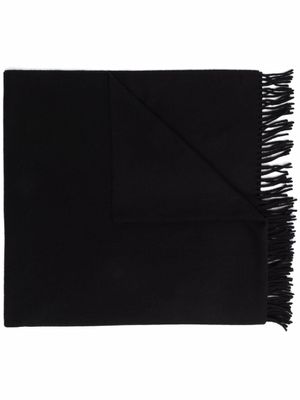 A.P.C. écharpe à bords frangés - Noir
