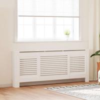 Radiatorombouw 205 cm MDF wit
