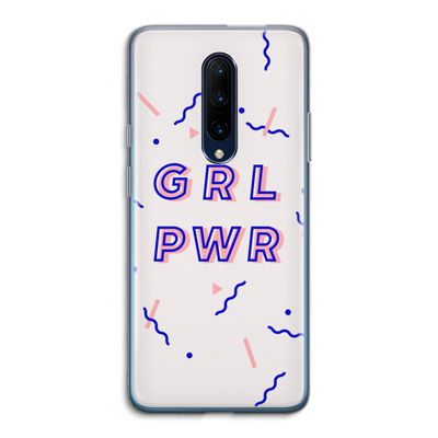 GRL PWR: OnePlus 7 Pro Transparant Hoesje