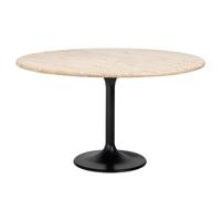 Richmond Eettafel Hampton Travertin,140cm - Beige - Rond