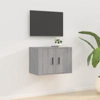 Tv-wandmeubel 57x34,5x40 cm grijs sonoma eikenkleurig - thumbnail