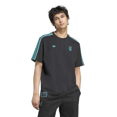 adidas Liverpool Terrace Icons T-Shirt Zwart Groen Wit