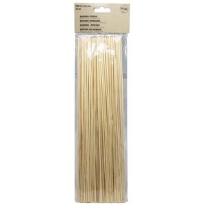 100x Bamboe houten sate prikkers/spiezen 30 cm   -