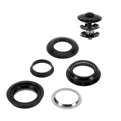 Neco Balhoofdset 1 1/8" semi-geintegreerd zonder draad - zwart