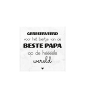 Marmeren onderzetters Papa