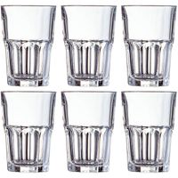 6x Drinkglazen voor water/sap/limonade Granity 420 ml - Drinkglazen - thumbnail
