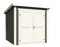 Blokhut Sara 200x250 Green Grey-Wit - Outdoor life