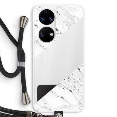 Biggest stripe: Huawei P50 Transparant Hoesje met koord