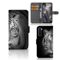 OnePlus Nord | Telefoonhoesje | Met pasjeshouder | Tijger