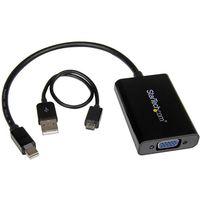 StarTech.com Mini DisplayPort naar VGA adapter met audio mDP naar VGA converter 1920x1200 - thumbnail
