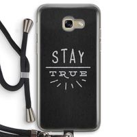 Stay true: Samsung Galaxy A5 (2017) Transparant Hoesje met koord