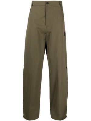 A-COLD-WALL* pantalon droit à logo appliqué - Vert