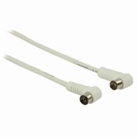 Nedis csgp40100wt30 coaxkabel 90 db iec (coax) male haaks - iec (coax) female haaks 3,0 m wit Nedis csgp40100wt30 coaxkabel 90 db iec (coax) male haaks - iec (coax) female haaks 3,0 m wit