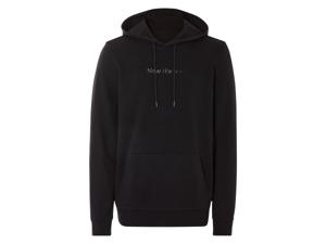 LIVERGY Herensweater van zachte interlockkwaliteit (Zwart, S)