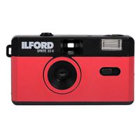 Ilford Sprite 35-II Kamera rood & zwart