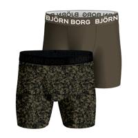 Bjorn Borg Boxershorts Performance 2-pack groen - thumbnail