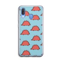 Dinosawrr: Samsung Galaxy A40 Transparant Hoesje Dinosawrr: Samsung Galaxy A40 Transparant Hoesje