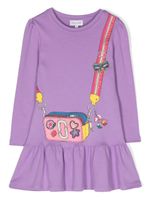 Marc Jacobs Kids robe à imprimé trompe l'œil - Violet