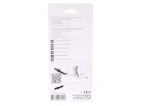 Simson Koplamp intense batterijen zwart led