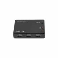 HDMI-Schakelaar Lanberg SWV-HDMI-0003 Zwart 80 cm - thumbnail