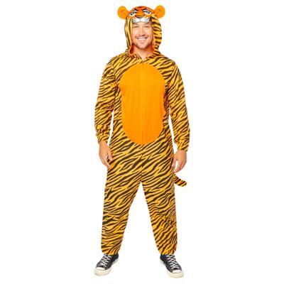Tijger Onesie Met Capuchon Volwassenen