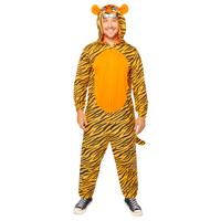 Tijger Onesie Met Capuchon Volwassenen