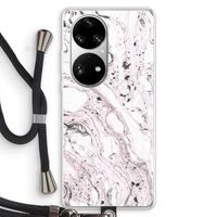 Mengelmoes: Huawei P50 Pro Transparant Hoesje met koord