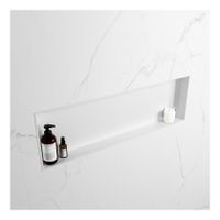 Wandnis Solid Surface Easy | In- en opbouw | 30x90x8 cm | 1 vak | Talc