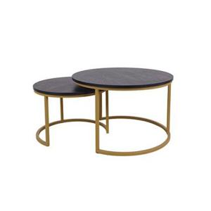 MaximaVida ronde salontafel set Chicago XL 75 cm champagne