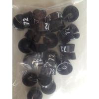 MB zwart/wit 72 voor op kledinghanger