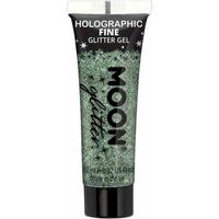 Moon Creations Glittergel fijn - voor lichaam en gezicht - groen - 12 ml Moon Creations Glittergel fijn - voor lichaam en gezicht - groen - 12 ml