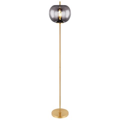 Globo Gouden vloerlampBlacky I enkel Ø 30cm - 15345SMM