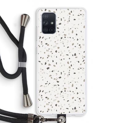 Terrazzo N°14: Samsung Galaxy A71 Transparant Hoesje met koord