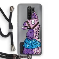Lama: Xiaomi Redmi 9 Transparant Hoesje met koord