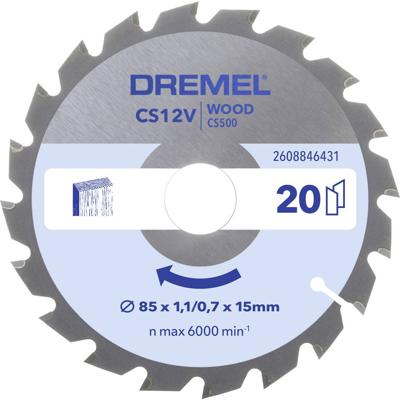 Dremel DREMEL Holz Kreissägeblatt 85mm CS500 2608846431 Cirkelzaagblad 1 stuk(s)