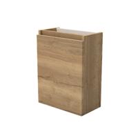 Fonteinkast Sanilux Trendline 52x40x22 cm Links Softclose Natural Oak Sanilux