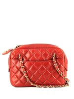 CHANEL Pre-Owned sac porté épaule à matelassage losanges - Rouge